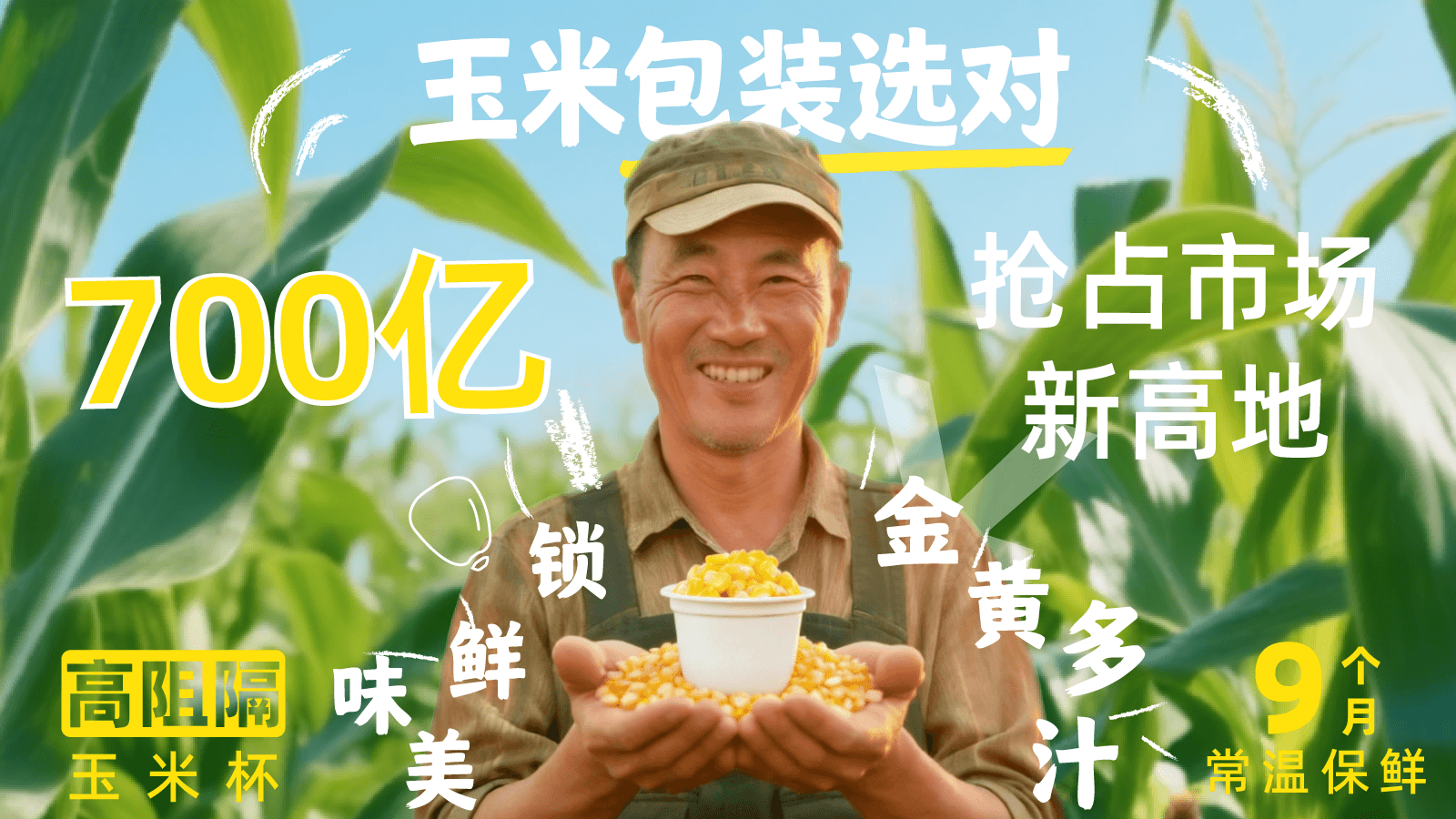 玉米包装选对，700亿市场随便赚